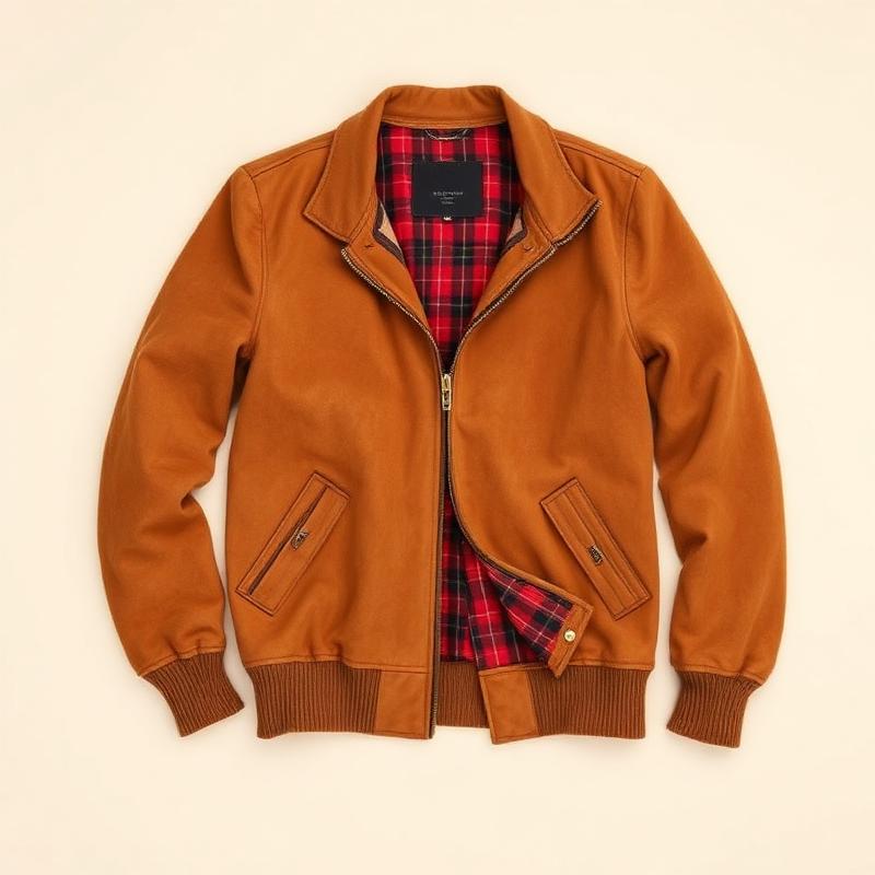 Suede Harrington Jacket