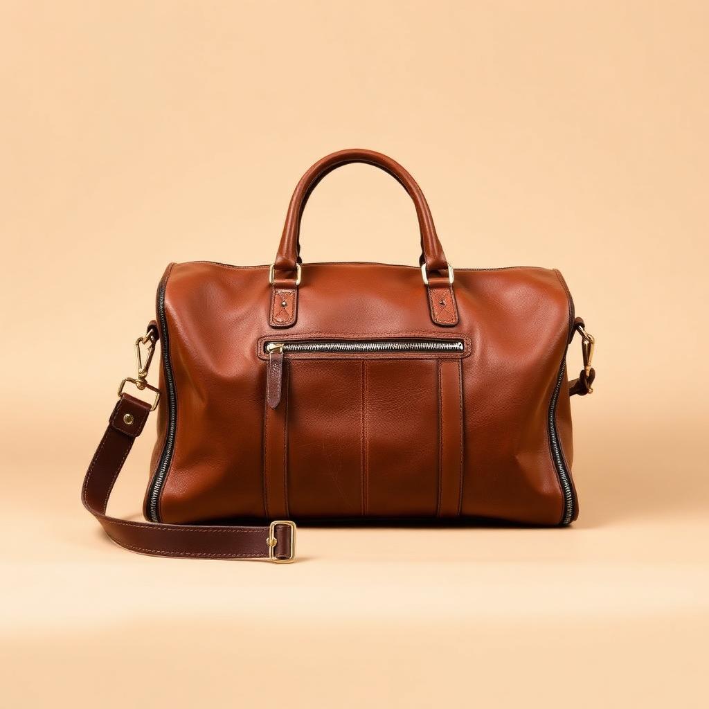 Leather Captain's Duffel Bag