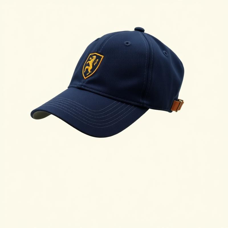 Embroidered Crest Cap